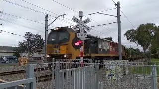 Work Train WT69 at Epuni Street Pedestrian Crossing