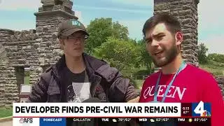 Developer finds pre-civil war remains