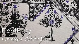 FLOSSTUBE | 4 projects and some weird pageant hair | DEATH BY CROSS STITCH