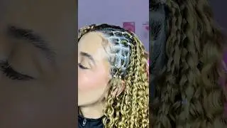 penteado lateral com liguinha 💗