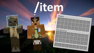 How to use the /item command in Minecraft 1.17-1.19!