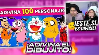 JEFRAIN y JOSELICR JUEGAN al ADIVINA LOS PERSONAJES de CARICATURA ⚡😎
