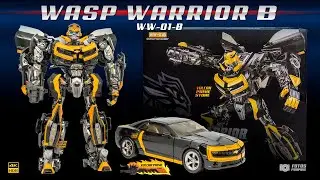 Bumblebee MPM Wasp Warrior Black WW01B - En Español - 4K - Transformers Masterpiece Movie