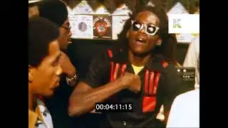 1970s Dr Alimantado at Daddy Kool Records, London | Don Letts | Premium Footage