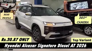 Hyundai Alcazar Signature Diesel AT 2026 Top Variant