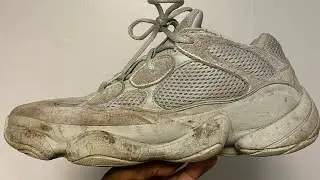 How to clean Yeezy 500 “Salt”