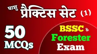 Bssc Mains Practice Set -1 | Bihar Forester Practice set | BSSC Mains Mock Test | #OnlineStudyZone