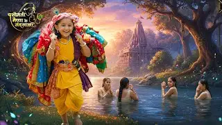 नटखट कान्हा की शरारत गोपियाँ रह गईं हैरान, वस्त्र लेकर भागे बाल कृष्ण | Yashomati Maiyya Ke Nandlal