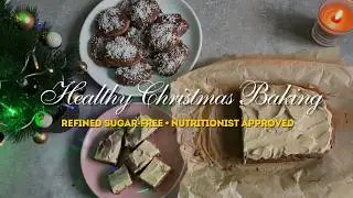 No Refined Sugar Christmas Treats - Gingerbread & Blondies