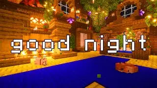 Minecraft Cozy Cabin  Lo-Fi Sleep Music & Fireplace Ambience (6 Hours)