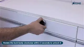 Smart Digital Furniture Lock (OZFL 401 PW) | Installation & Operating Guide | Ozone