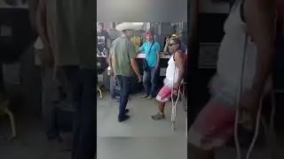 man kicks without a leg #humor #funny #shorts #tiktok