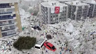 2 минуты назад в Турции! Штормы, град и наводнения обрушились на город за один день