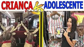 CRIANÇA VS ADOLESCENTE NO SHOPPING - ESPECIAL DE NATAL