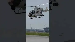 Belgian Federal Police Helicopter Low pass at Melsbroek Airbase 🔥