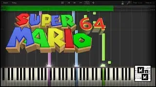 Super Mario 64 - File Select - Synthesia/MIDI Transcription [HD]