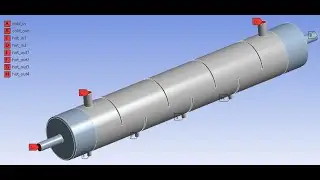 Analysis of heat transfer in shell & tube heat exchanger with baffle & multiple in & out (Part-2)