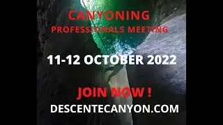 Professional Canyoning Meeting 2022 ARCO Lake Garda