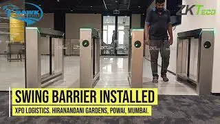 Swing Barrier Installation (After)