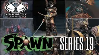 LA SERIE SAMURAI!!! SPAWN FIGURAS SPAWN SERIES 19 MCFARLANE TOYS 2001 RESE&Ntilde;A 
