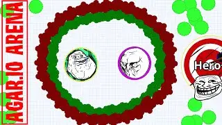 AGAR.IO - FUNNY BATTLE IN AGARIO ARENA 😂 REVENGE ON MACRO PLAYERS 🔥