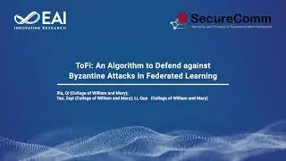 ToFi: An Algorithm to Defend against Byzantine Attacks in Federated Learning