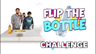 Flip the bottle and eat biryani #challenge #funny #flipthebottlechallenge #biryanichallenge 