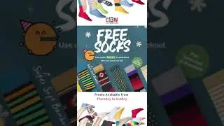 Free Socks with every order over &pound;25 on cat13world.com