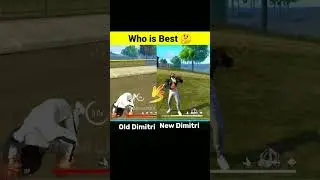 Old Dimitri vs New Dimitri in Free Fire #shorts #viral #freefire
