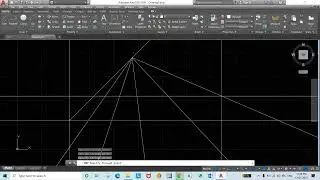 Draw Manubar - How to use Ray Command in Autocad