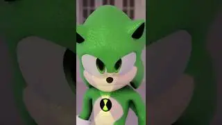 Ben 10  Sonic The Hedgehog | Transformation #shorts