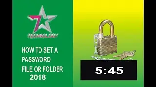 How to Set a Password to File or Folder in Windows 10, 8 or 7 in 2018 🔐📂💻