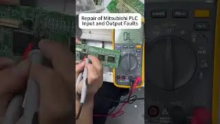 Repair of Mitsubishi PLC Input and Output Faults#factory #maintenance