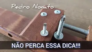 Parafuso brocante em madeira (ESSA DICA FAZ A DIFERENÇA). Woodworking