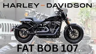 FAT BOB 107 || HARLEY DAVIDSON || VANCE & HINES || ACCESSORIES || WALK AROUND VIDEO #fatbob114