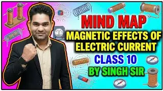 Magnetic Effects of Electric Current Mind Map | Class 10 Board Exam 2026 BY SINGH SIR #physics #10th
