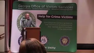 Parole Board Chairman Terry Barnard at Victims Visitors' Day, Augusta, Georgia