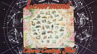 Unlock Your Destiny with the Ultimate Lenormand Charm Casting Mat