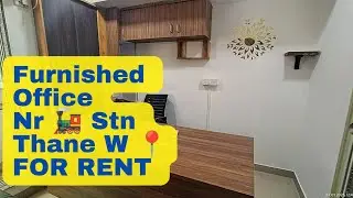🏢 Furnished Office for Rent Near Thane Station | Ideal for CA, Dentist, Lawyer & Startups