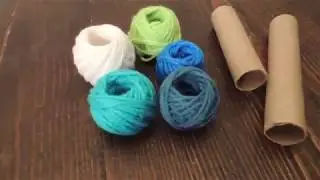 Come fare gomitoli perfetti con un tubo di cartone