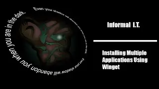 Installing Multiple Applications Using Winget