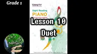 Lesson 10 - Duet (P47) | TRINITY Sight Reading PIANO Initial-Grade 2 by James Treweek