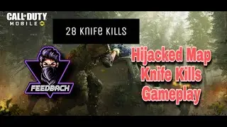 Hijacked Map Ultra level gameplay In #CODmobile | 28 Knife Kills |  COD mobile TDM gameplay.
