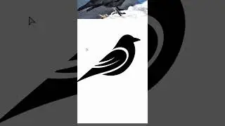 crow logo design #shorts #logo #logodesign #logomaker