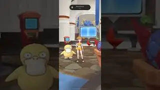 Pokemon Masters EX: Misty 💧& Psyduck ⭐️ 6-star alternate costume (unlock) / Idle animation
