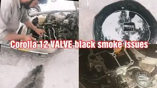 Corolla 12 VALVE black smoke issues