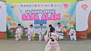 Penampilan Tim Tae Kwon Do SD Semen Gresik di Event Sapa Alam SD Semen 2025