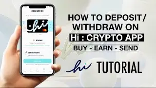 How to DEPOSIT or WITHDRAW on Hi Dollar App | Bitcoin & Crypto Tutorial