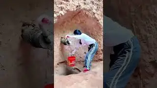 The ancient process of drawing water from wells