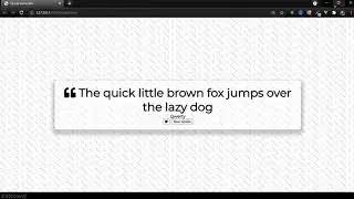 Quote Generator in JavaScript